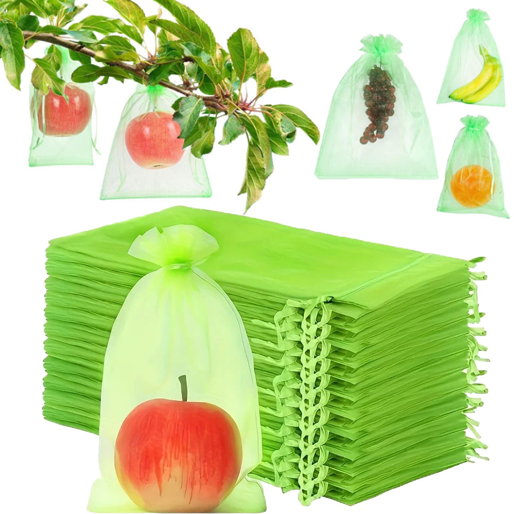 Grow Bag - 100 stuks groene beschermende tas met