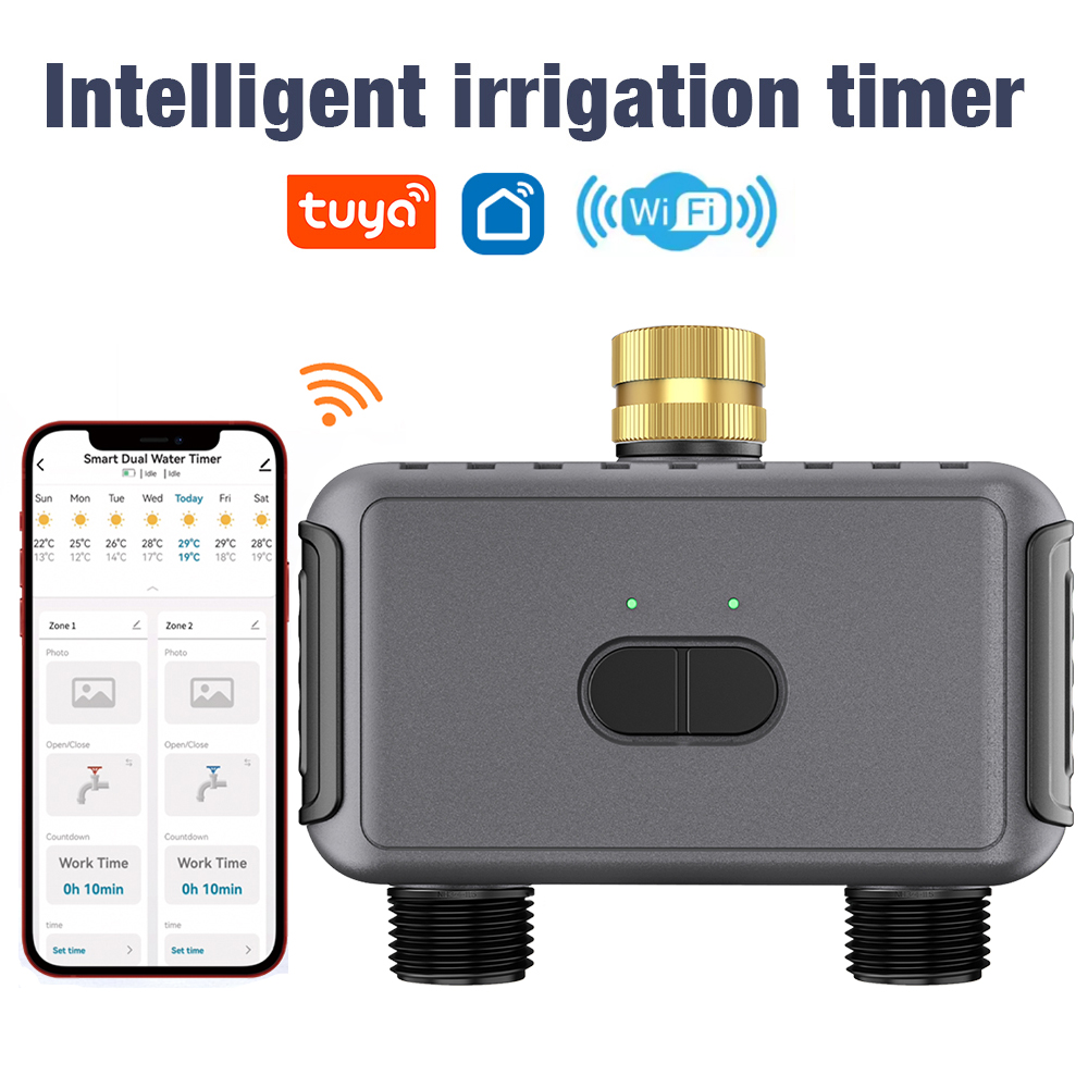 Trowel Garden Tools - Wifi Automatische watertimer Dubbele slang Tuinirrigatie