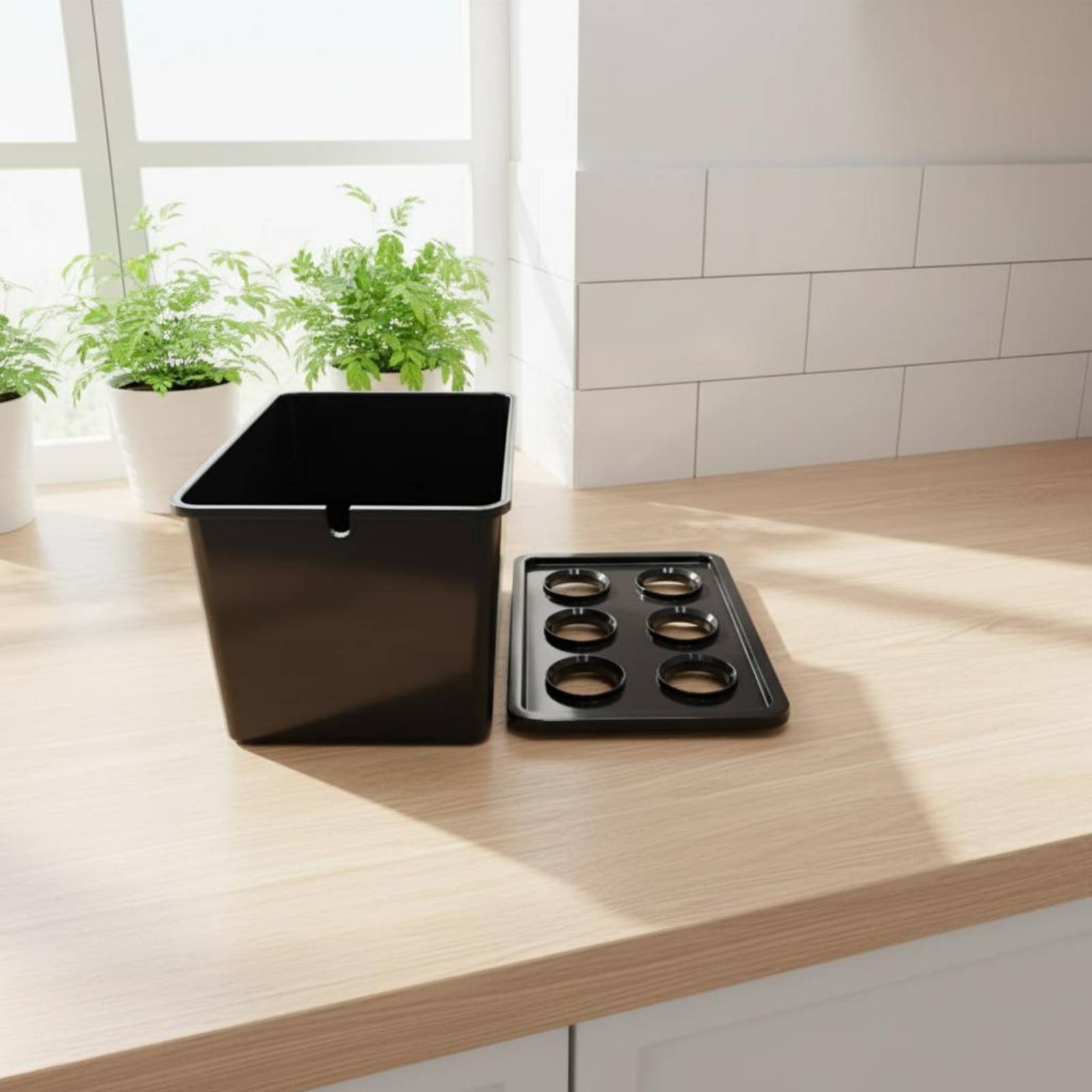 Hydroponic Kit - Hydroponische plantenbak, zonlichtvriendelijke hydroponische kweekbak, zaadpodset,