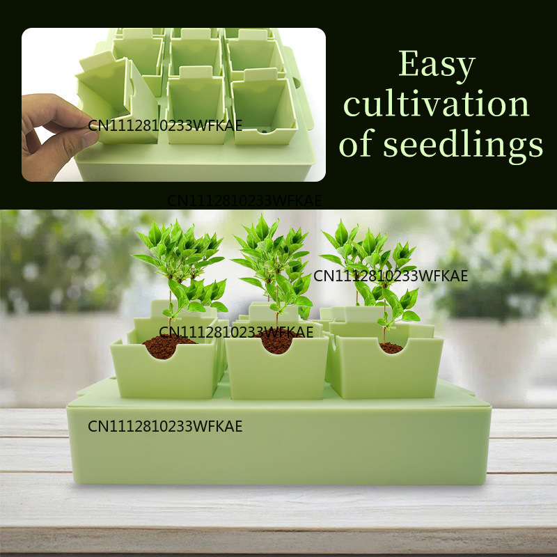 Seed Starter Tray - Nieuw model, zaaibak voor buiten, Jiugongge