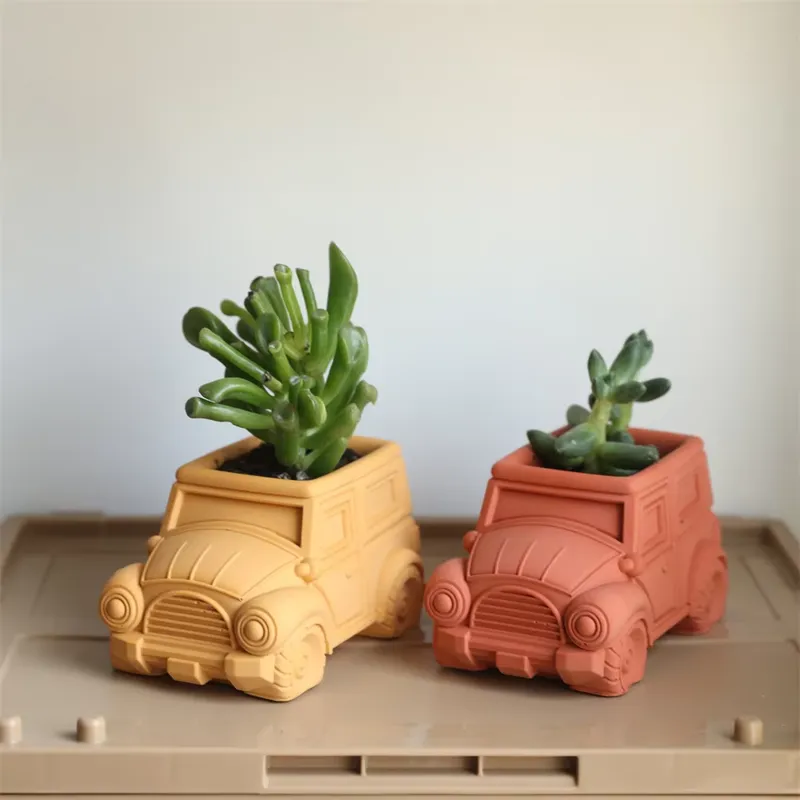 Plant Pot - Boowan Nicole Vintage Auto Betonnen Siliconen
