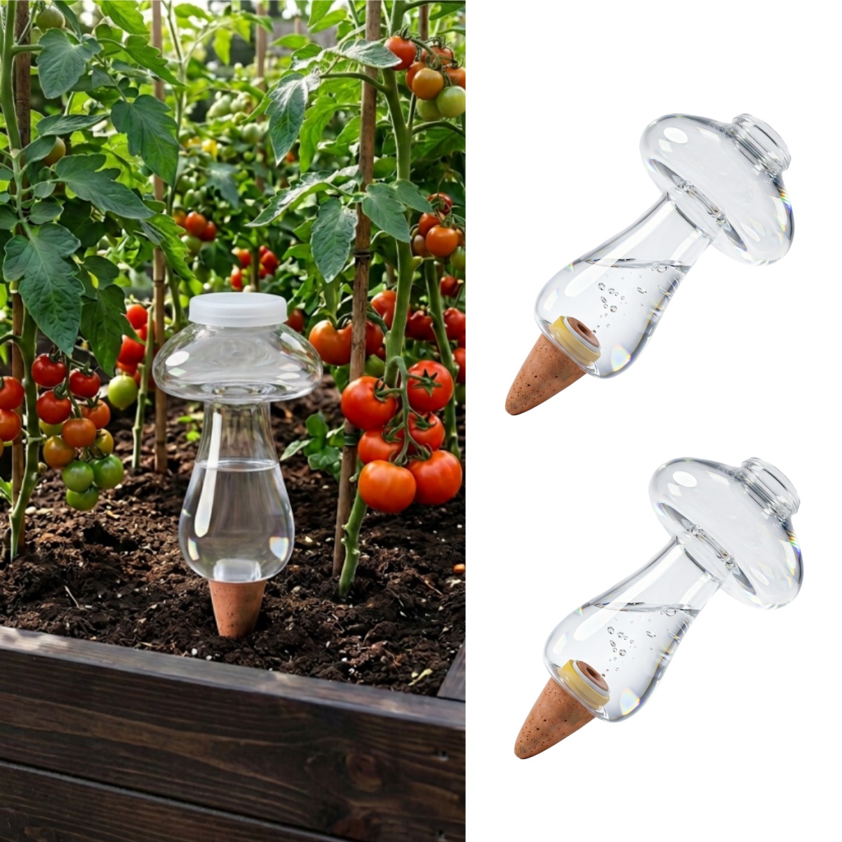 Self Watering Planter - 300ml Zelfwatergevende Bollen voor Binnenplanten, Plastic