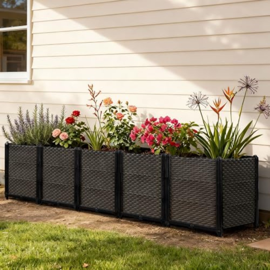 Self Watering Planter - Zelfwaterende verhoogde plantenbak voor terras, balkon,