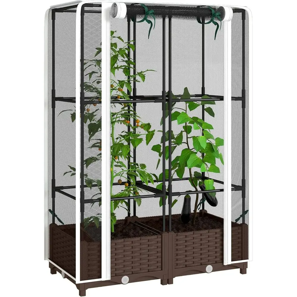 Self Watering Planter - Verhoogd tuinbed met pergola, 46,5 cm