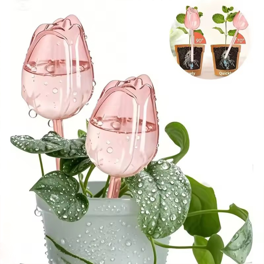 Self Watering Planter - Transparante dikke PET-tulpvormige zelfwaterende druppelirrigator voor