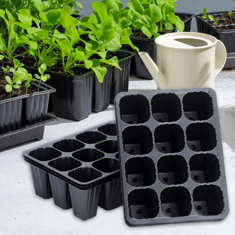 Seed Starter Tray - 12-gaten Groente Zaailing Potten Zaailing Lade
