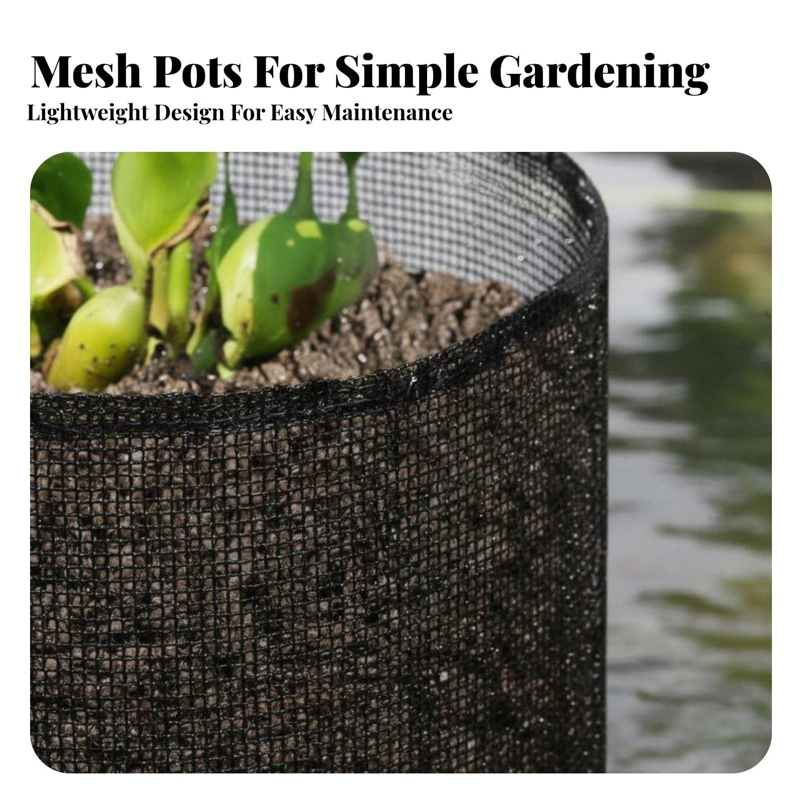 Plant Pot - 4-delige waterlelie plantenpotten plantengaas zakken lotus