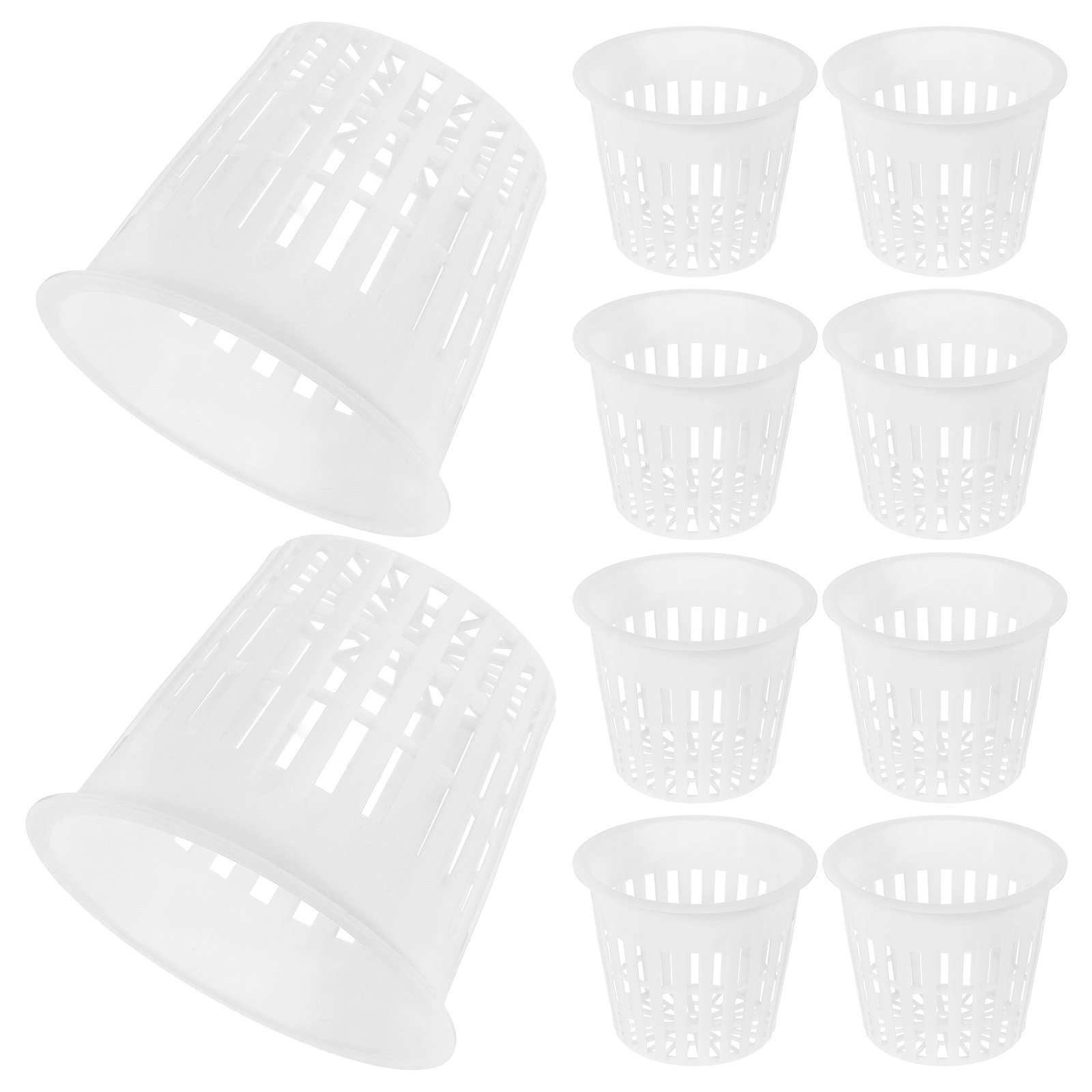 Plant Pot - 10 stuks mesh hydroponische netpotten, plastic