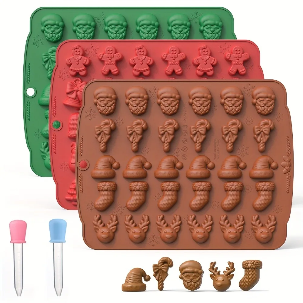 Garden Gloves - Kerst Siliconen Chocolade Schimmel Gingerbread Man