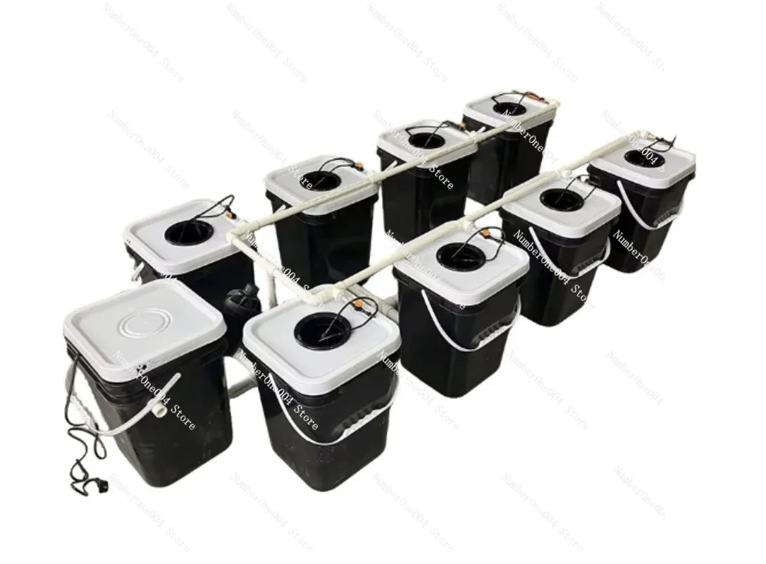 Hydroponic Kit - RDWC Home Balkon Hydroponisch Kweeksysteem, 4+1