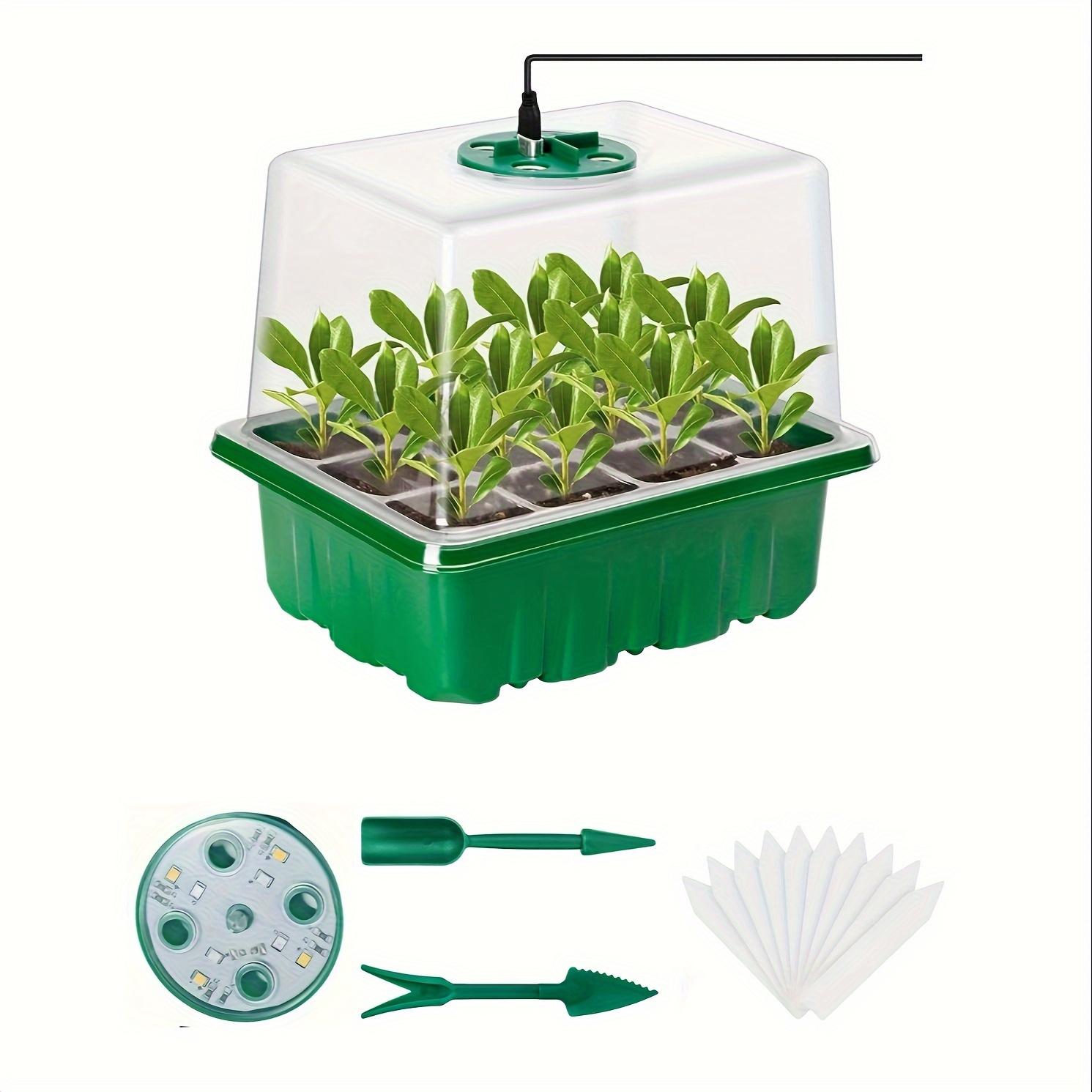 Grow Light Led - Zaailingen Starterset - 1/2/3 Sets, 8