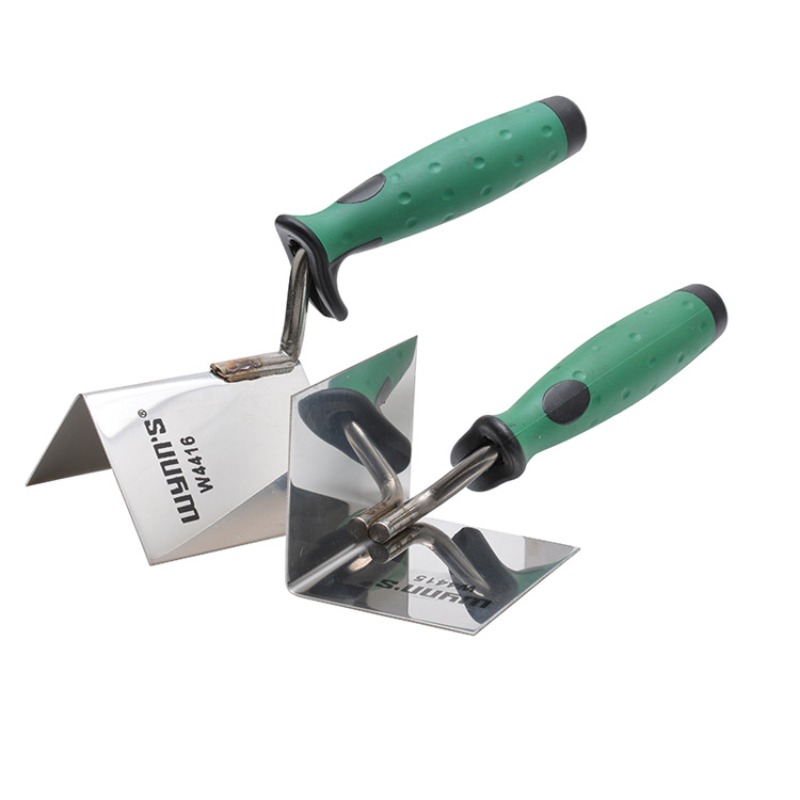 Trowel Garden Tools - Hoekgereedschap, roestvrijstalen gipsplaatmes met binnen- en