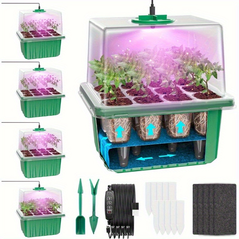 Seed Starter Tray - LED Grow Light Tuinplant Succulente Bloem