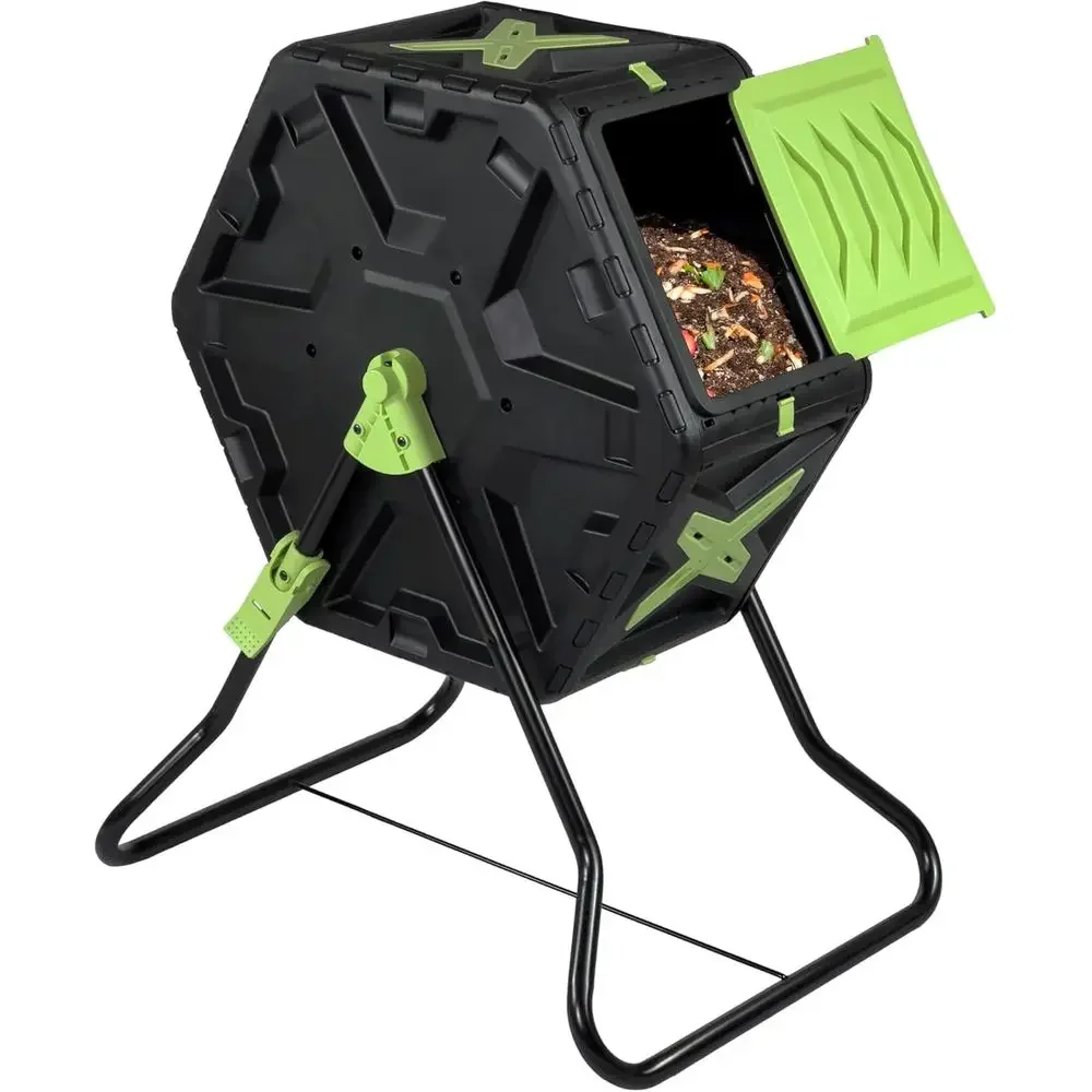 Compost Bin - Draaibare 21-gallon buitencompostbak - BPA-vrij, weerbestendig
