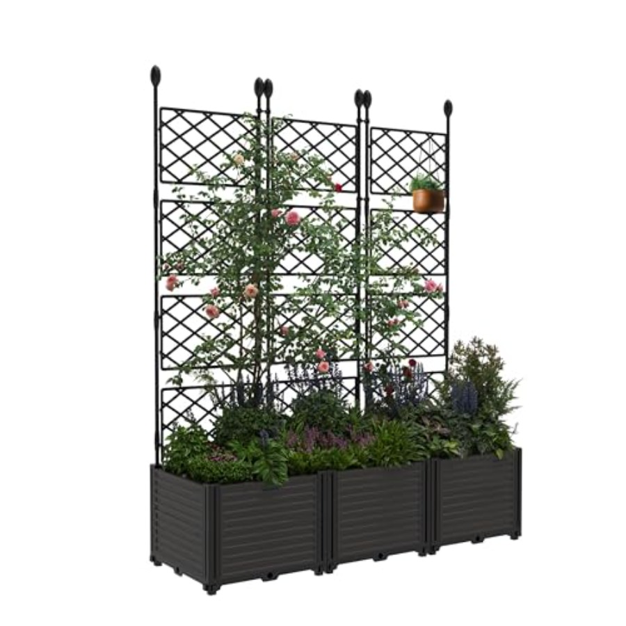 Raised Garden Bed - 3-delige modulaire verhoogde tuinbed- en plantenbakset