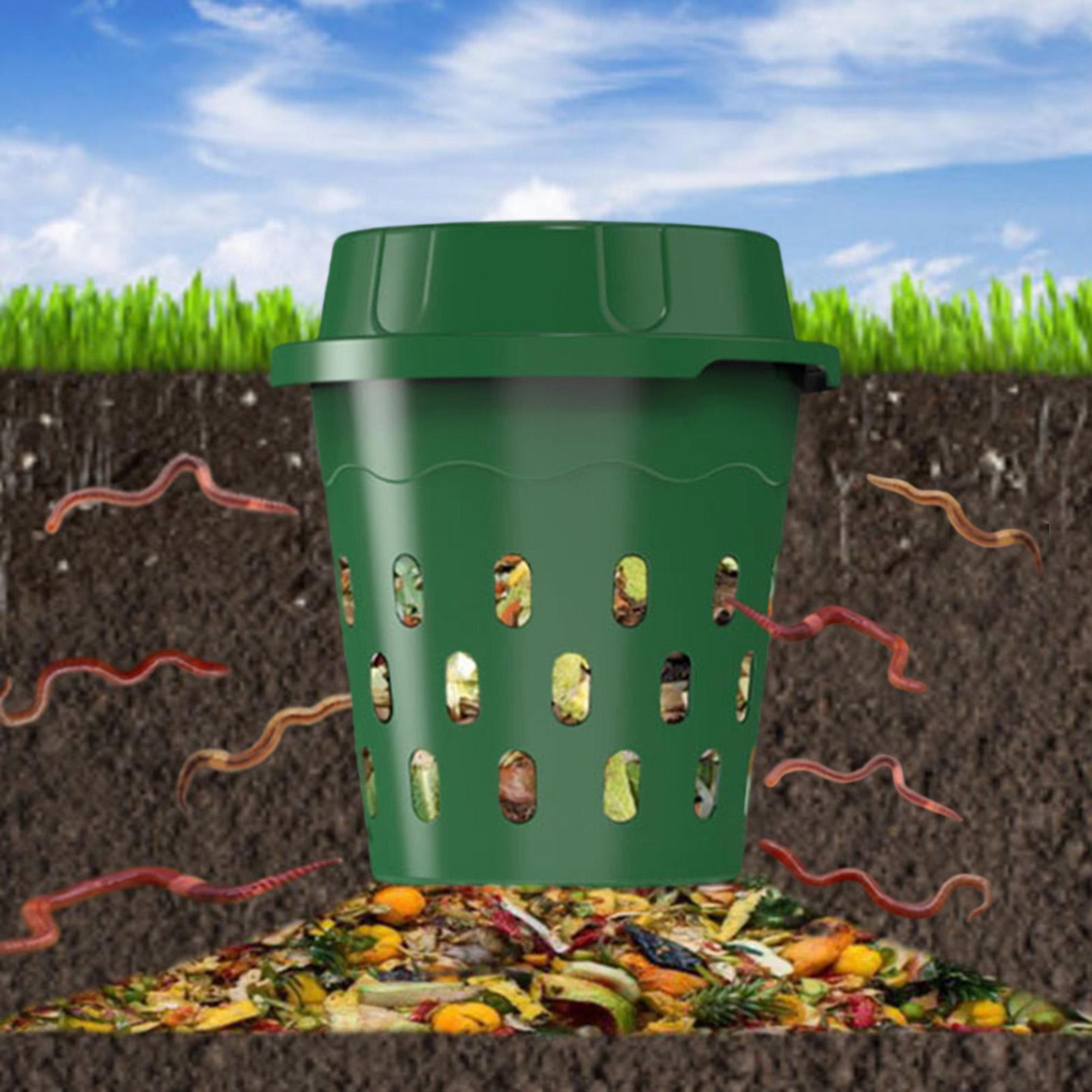 Compost Bin - Inbouwwormcomposter voor onder de grond, meststofproductie,