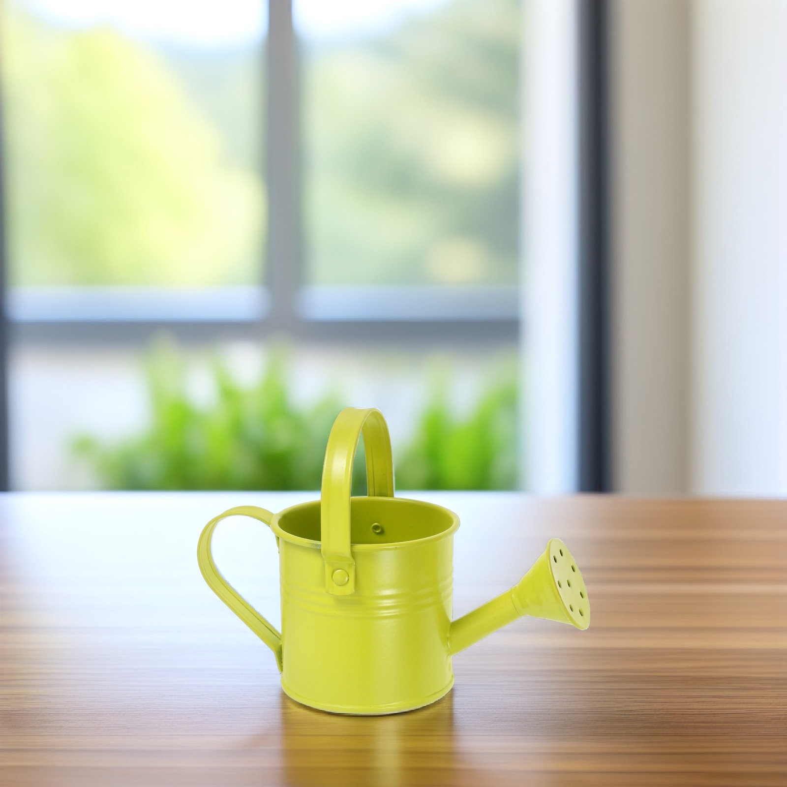 Watering Can - Kleine, gegalvaniseerde metalen gieter, een mini-sproeiketel