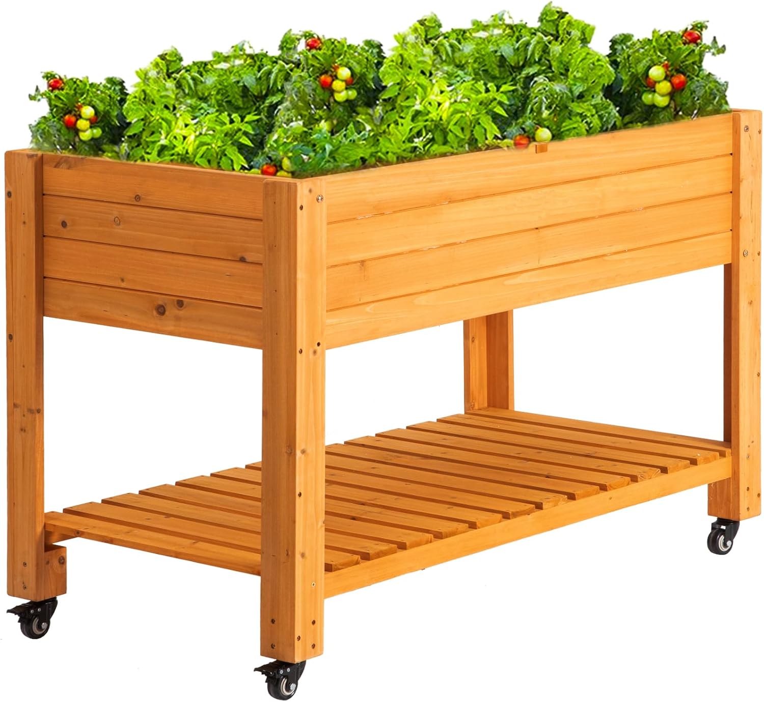 Mobiele houten verhoogde moest - Raised Garden Bed recensie en prijs