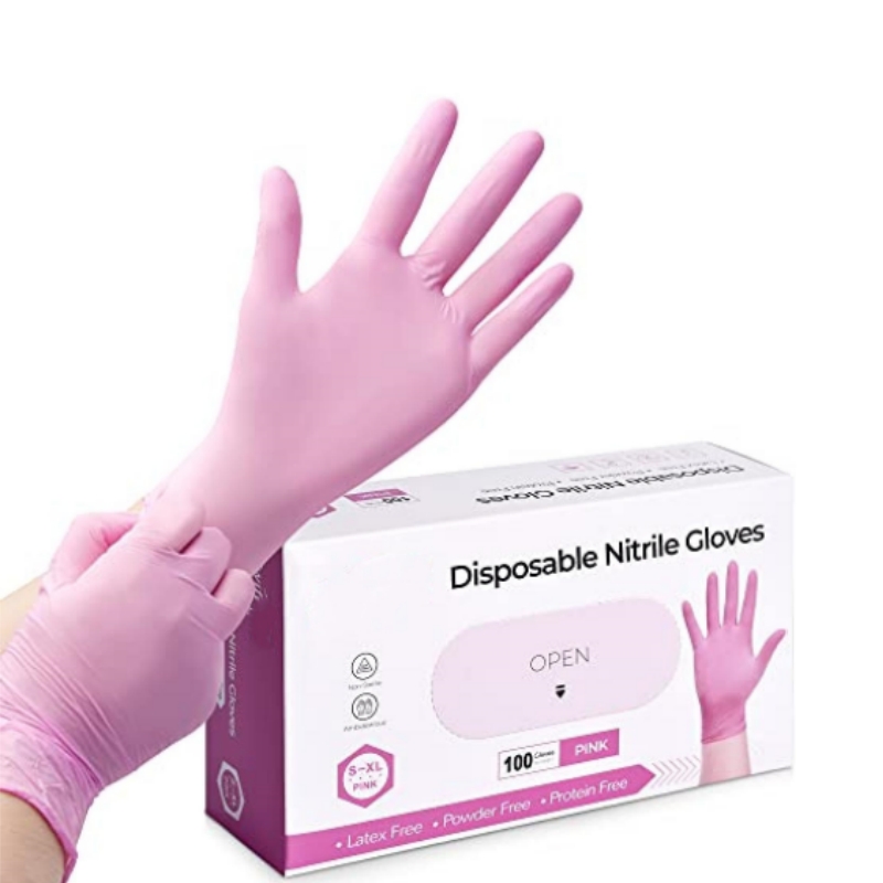 Roze nitril wegwerphandschoene - Garden Gloves recensie en prijs