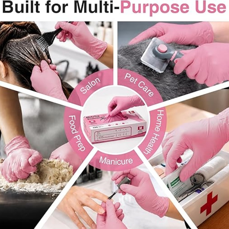 Roze nitril wegwerphandschoene - Garden Gloves recensie en prijs