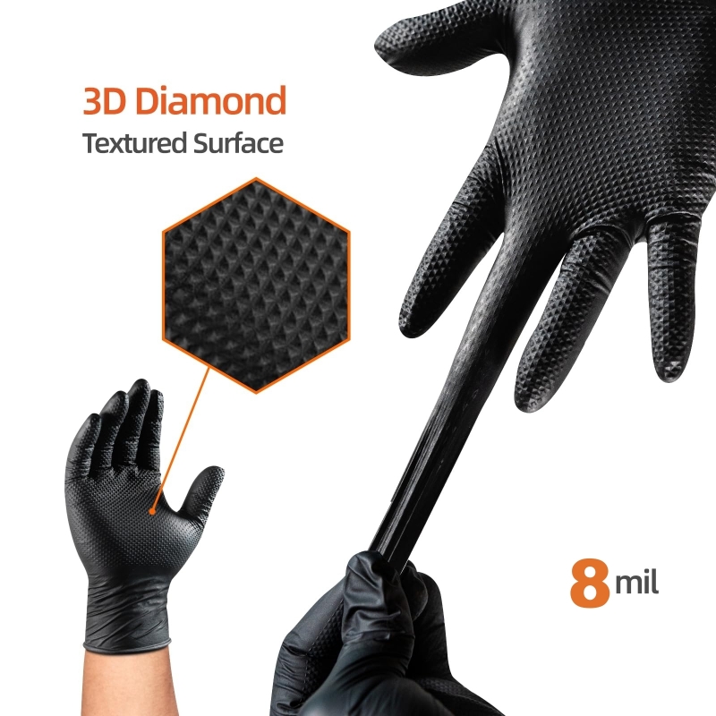 8 Mil Heavy Duty Zwarte Nitril - Garden Gloves recensie en prijs