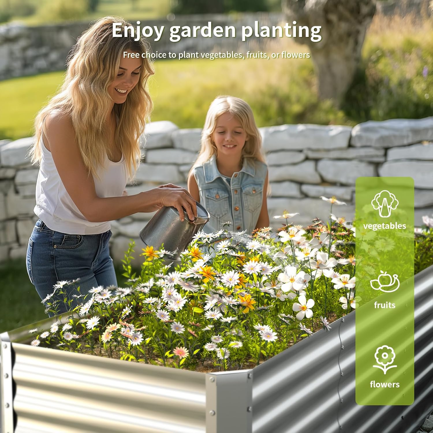 Verhoogd gegalvaniseerd tuinbe - Raised Garden Bed recensie en prijs
