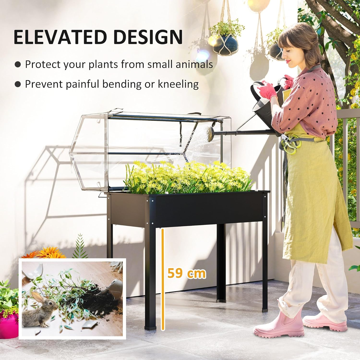Buitengebruik - Zwarte verhoog - Raised Garden Bed recensie en prijs