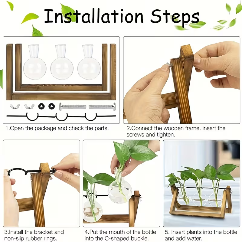 Houten standaard hydrocultuur  - Hydroponic Kit recensie en prijs