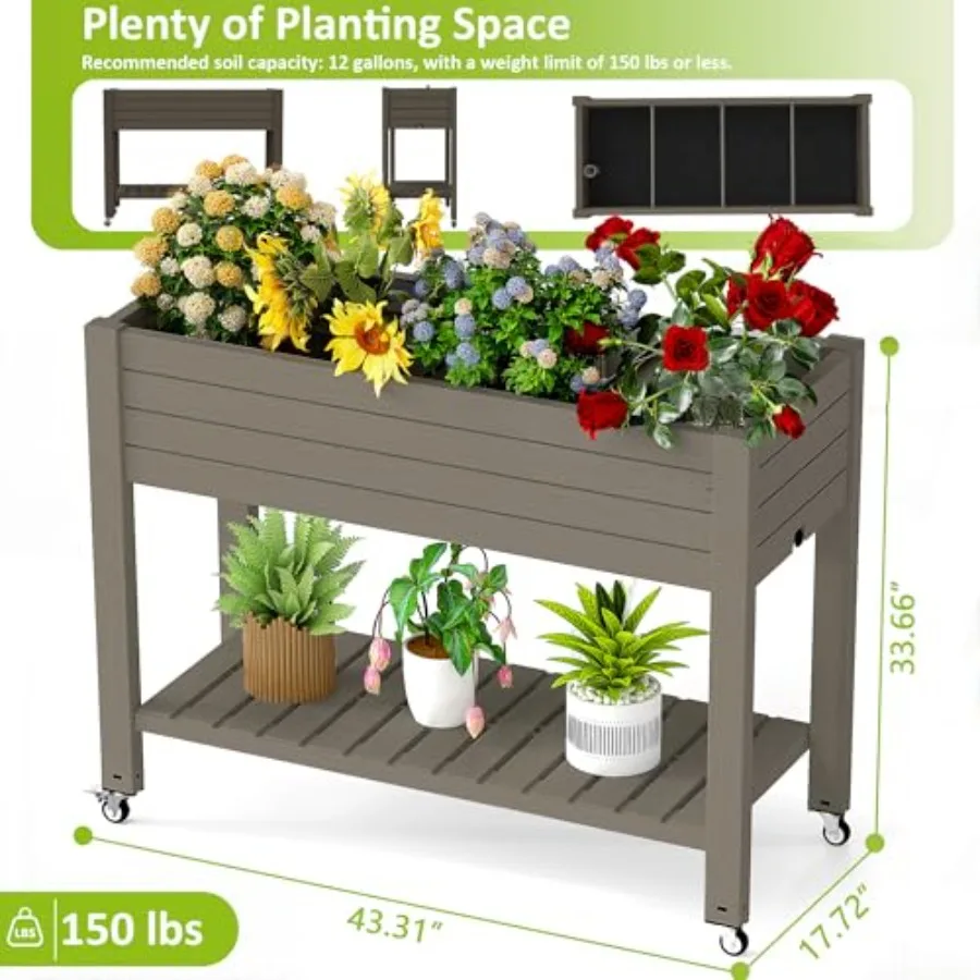 Verhoogd moestuinbed met poten - Self Watering Planter recensie en prijs