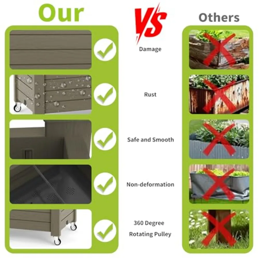 Verhoogd moestuinbed met poten - Self Watering Planter recensie en prijs