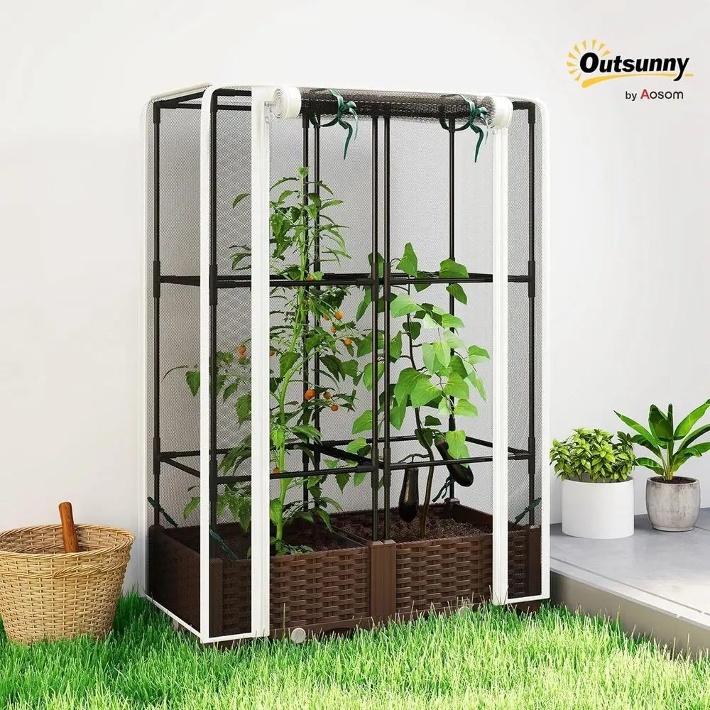 Verhoogd tuinbed met pergola,  - Self Watering Planter recensie en prijs