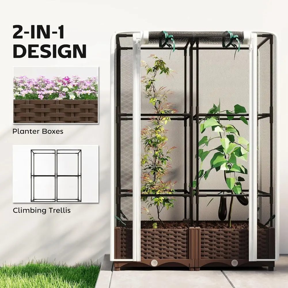 Verhoogd tuinbed met pergola,  - Self Watering Planter recensie en prijs
