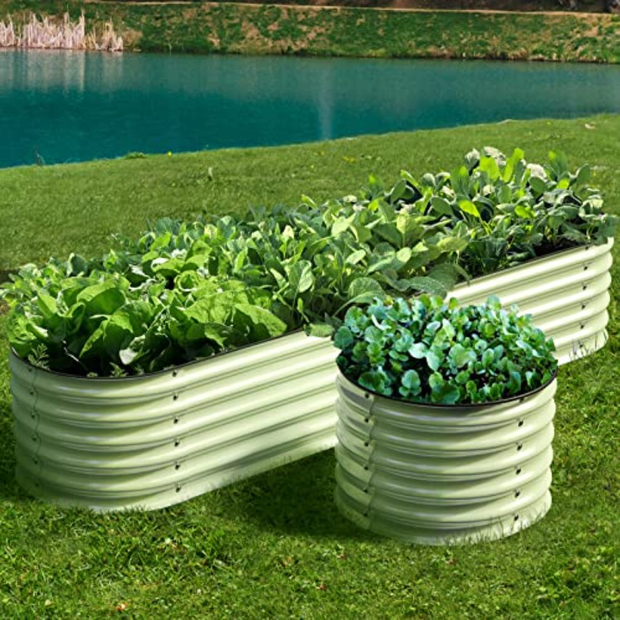 Modulaire, verrijpte tuinbedde - Raised Garden Bed recensie en prijs