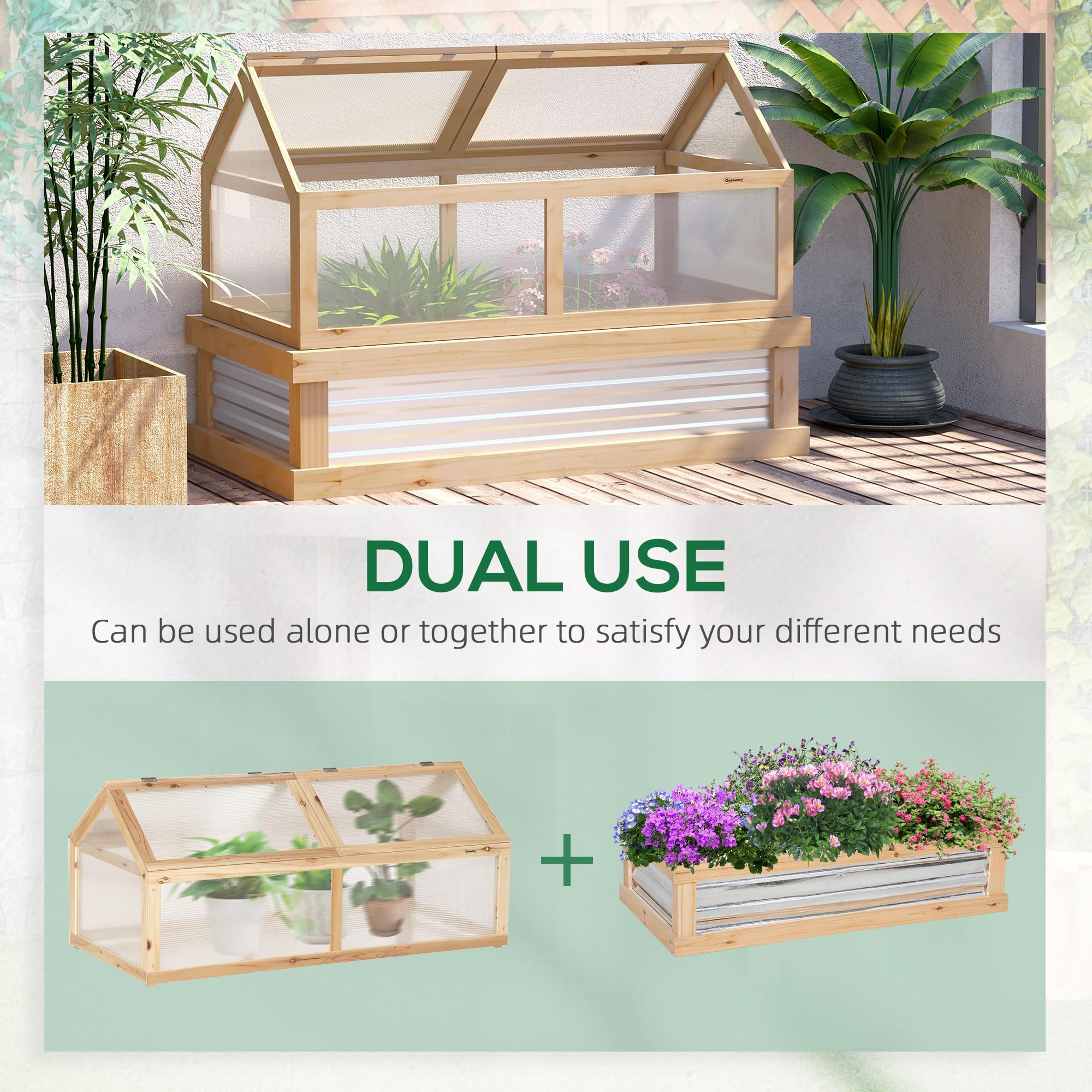 Verhoogd moestuinbed, mini-kas - Raised Garden Bed recensie en prijs
