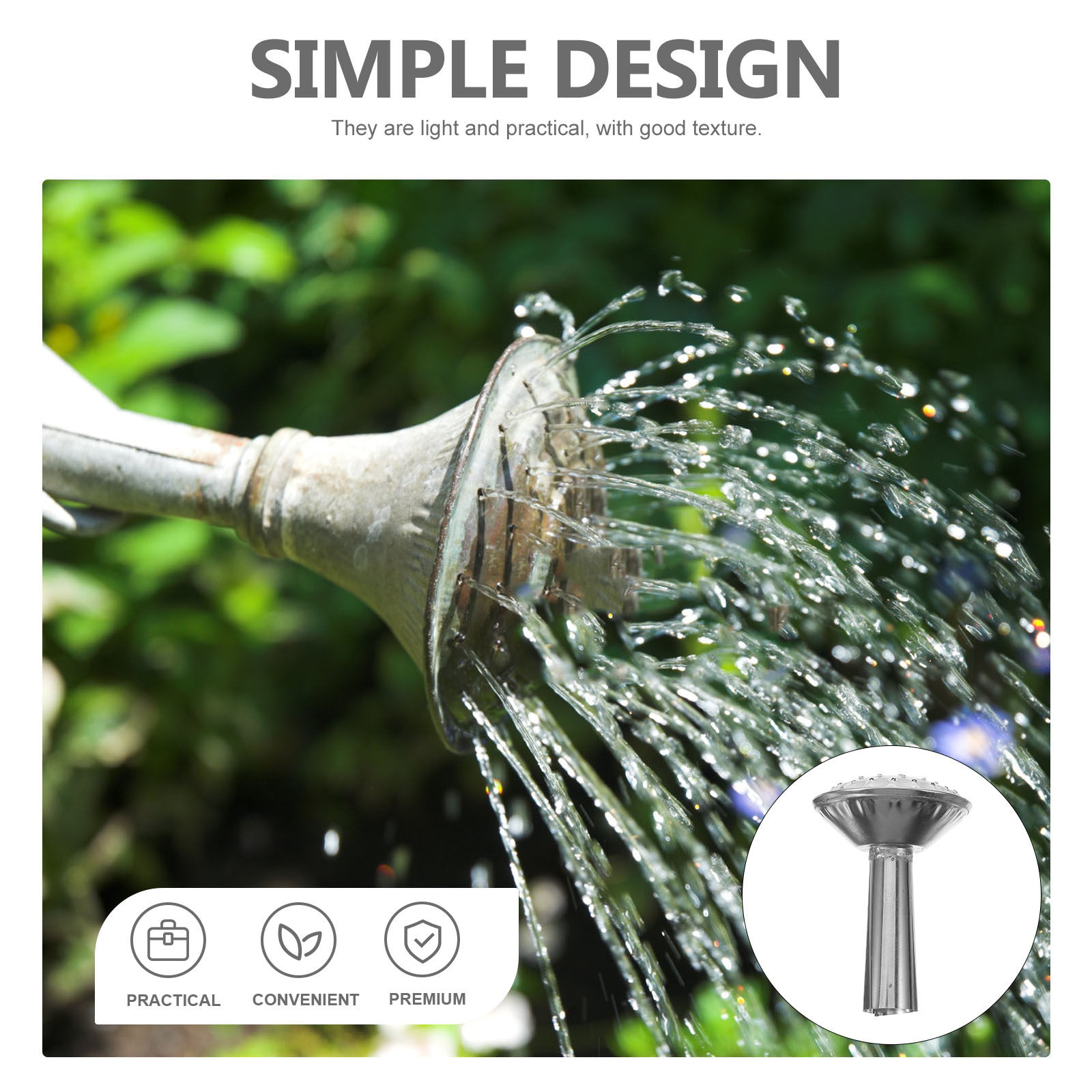 Roestvrijstalen sproeikop voor - Watering Can recensie en prijs