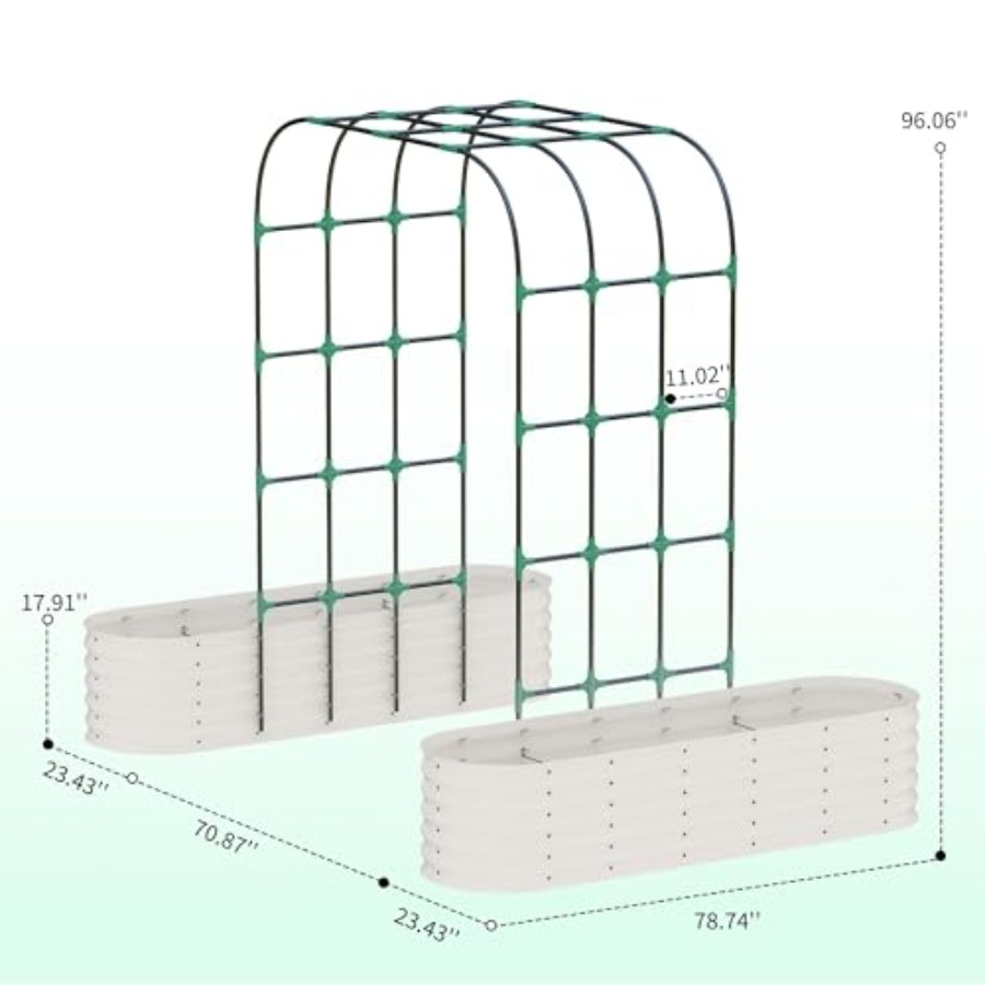 Verzinkt verhoogd tuinbed met  - Raised Garden Bed recensie en prijs
