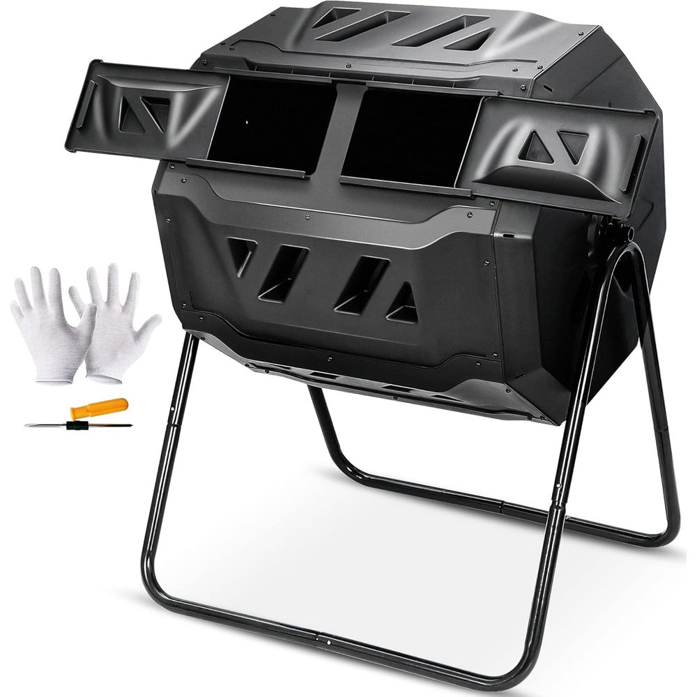43 Liter Compost Tumbler Bak D - Compost Bin recensie en prijs