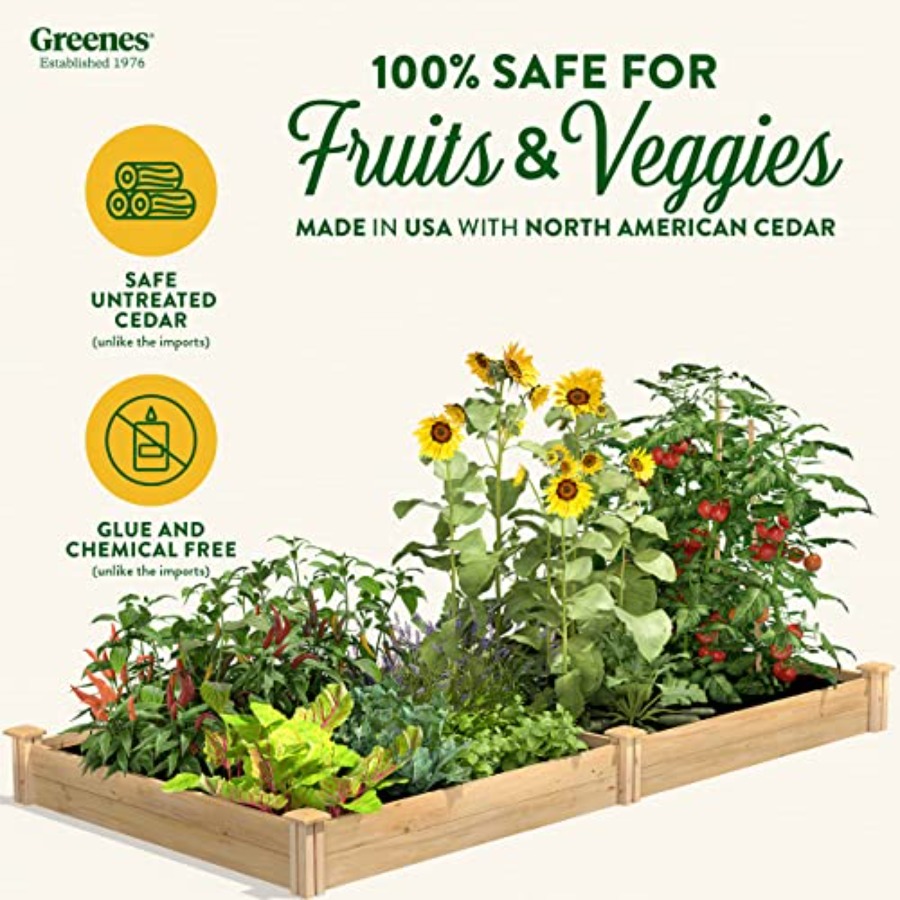 Verhoogd tuinbed voor buitenge - Raised Garden Bed recensie en prijs
