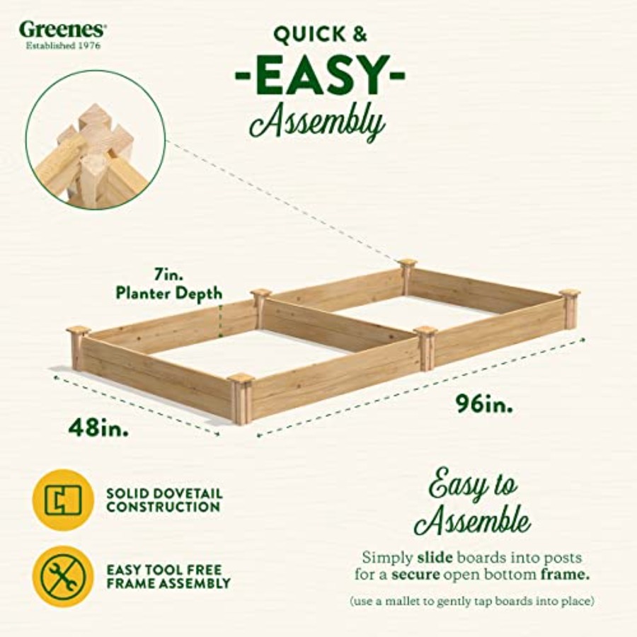 Verhoogd tuinbed voor buitenge - Raised Garden Bed recensie en prijs