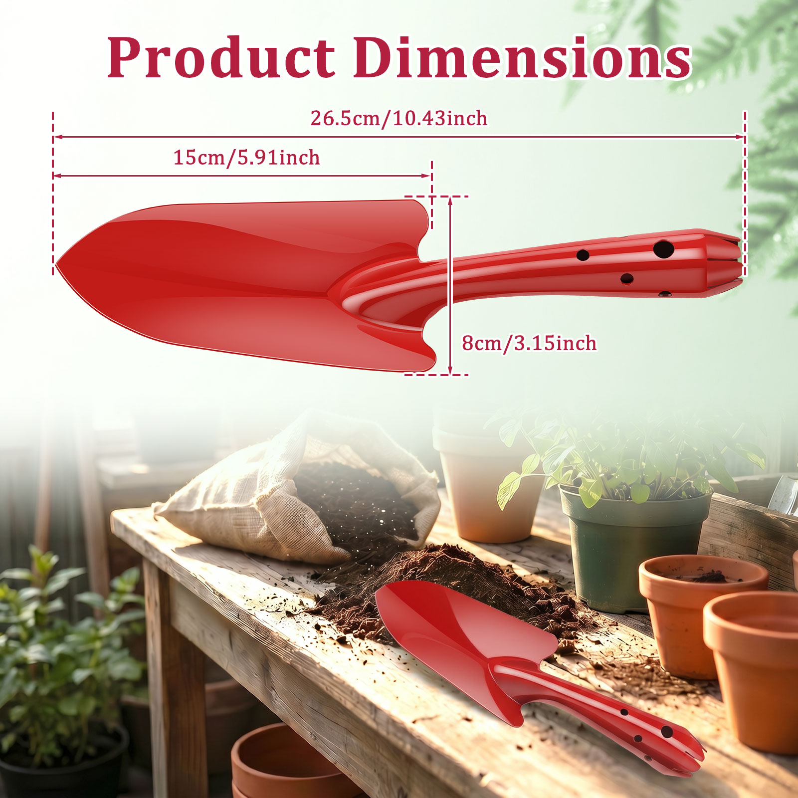 Tuinschepje Roestbestendig met - Trowel Garden Tools recensie en prijs