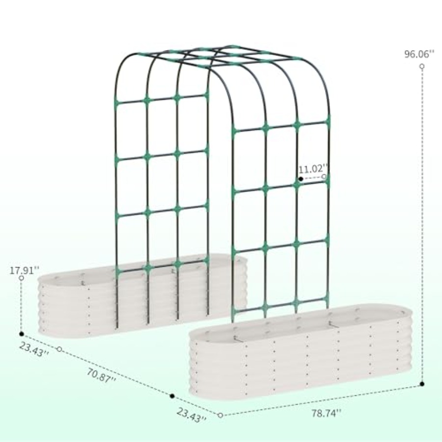 96 cm hoge gegalvaniseerde ver - Raised Garden Bed recensie en prijs