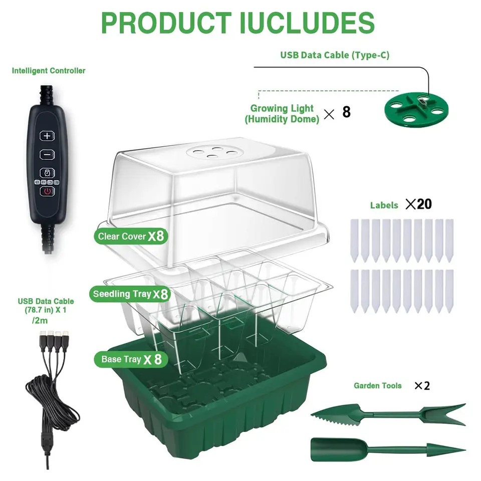 KEBINCPLED Full Spectrum USB 5 - Seed Starter Tray recensie en prijs