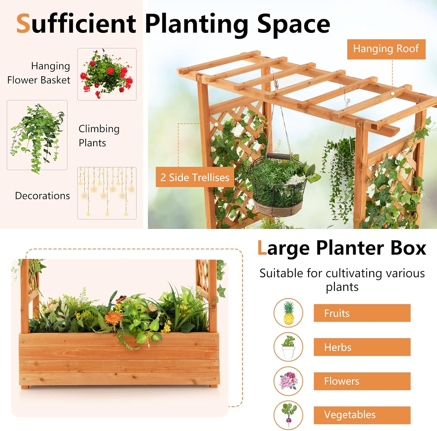 Houten verhoogde plantenbak me - Raised Garden Bed recensie en prijs