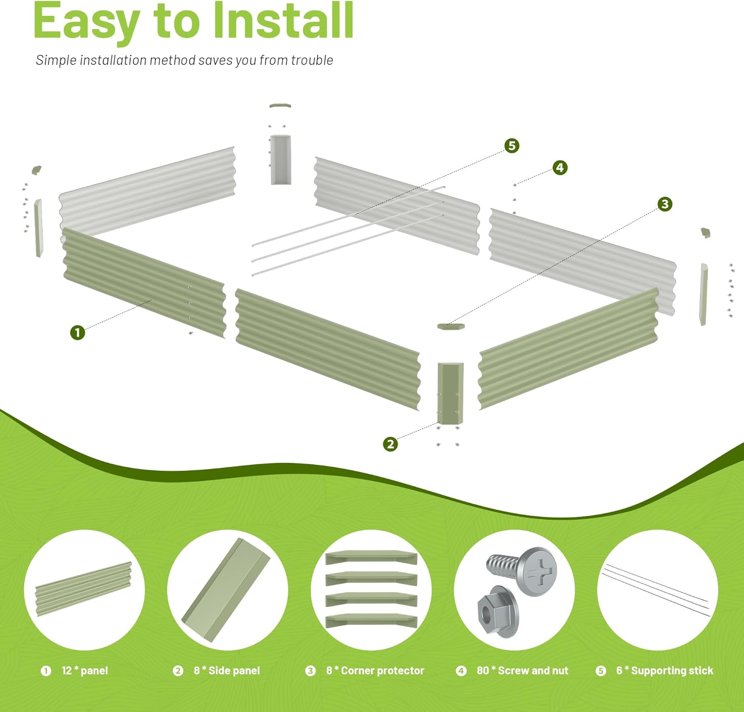 Buitenmoestuin metalen verhoog - Raised Garden Bed recensie en prijs