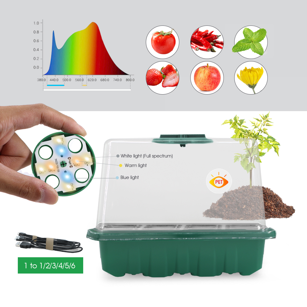 LED Kwekerij Potten met Grow L - Seed Starter Tray recensie en prijs