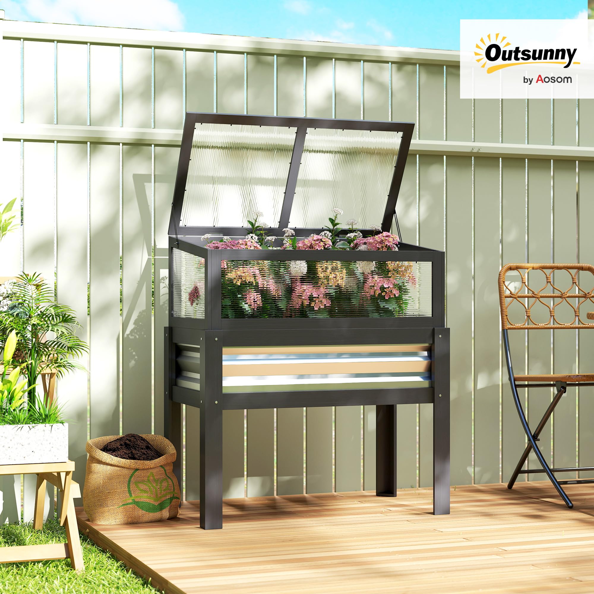 Houten verhoogde moestuinbak m - Raised Garden Bed recensie en prijs
