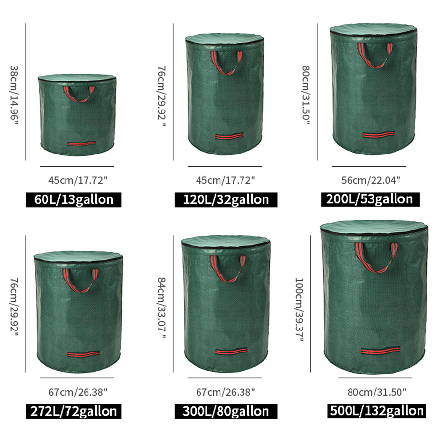 60-500L PP Tuin Yard Afvalzak  - Grow Bag recensie en prijs