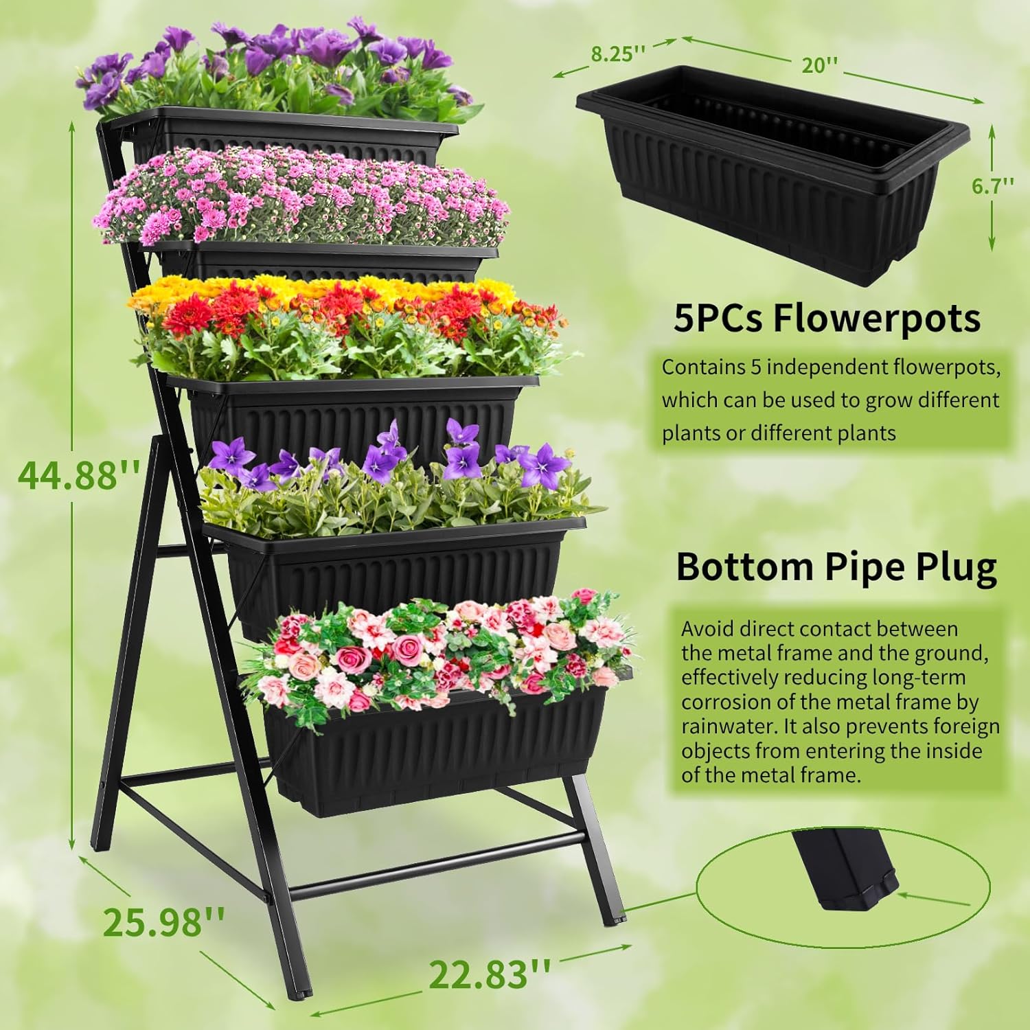 Buiten tuin terras verticale t - Vertical Planter recensie en prijs