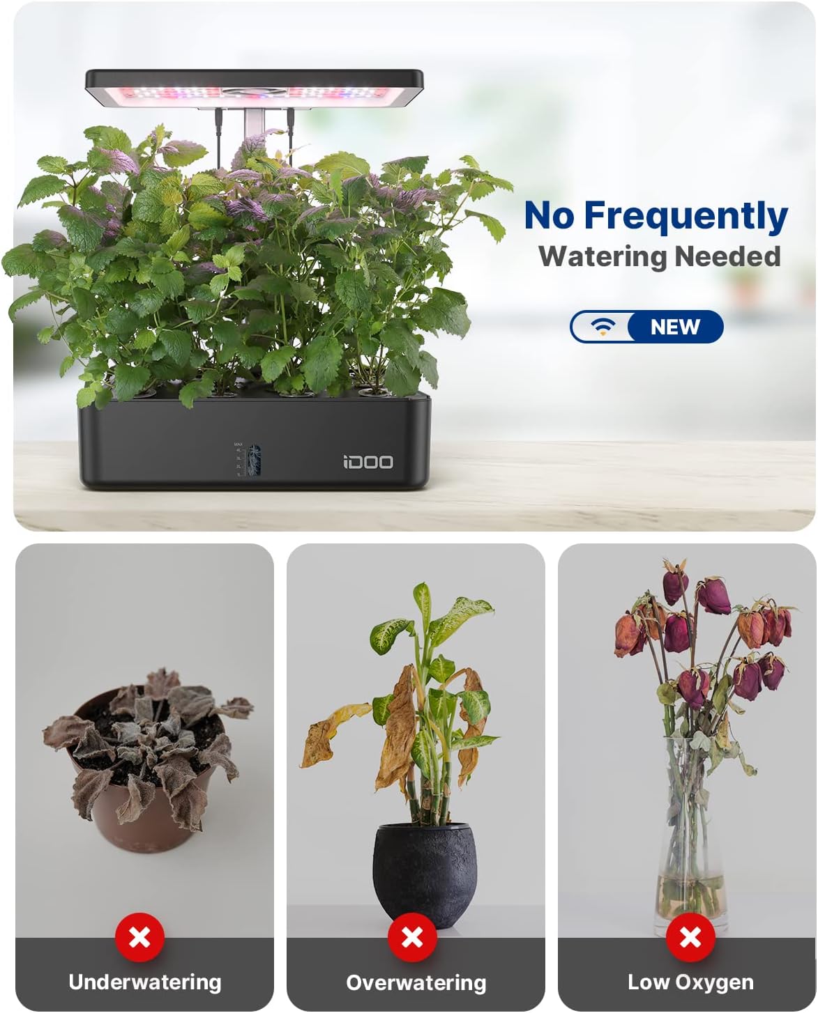 12 Pods WiFi Hydroponisch Kwee - Indoor Herb Garden recensie en prijs