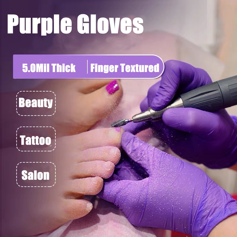 50/100PCS Violet Nitril Handsc - Garden Gloves recensie en prijs